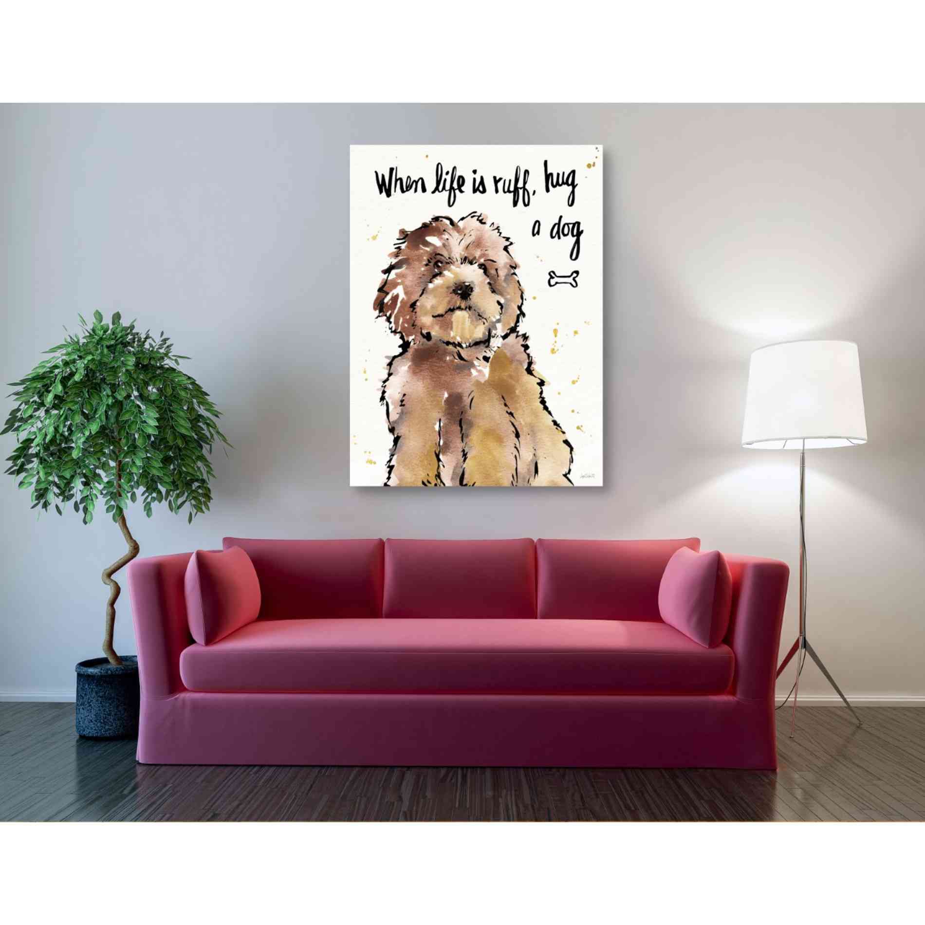 'Strike a Paws XIII' by Anne Tavoletti, Canvas Wall Art,40 x 54