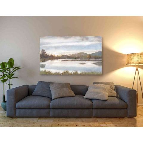 Image of 'Lakeview Sunset Landscape' by Bluebird Barn, Canvas Wall Art,54 x 40