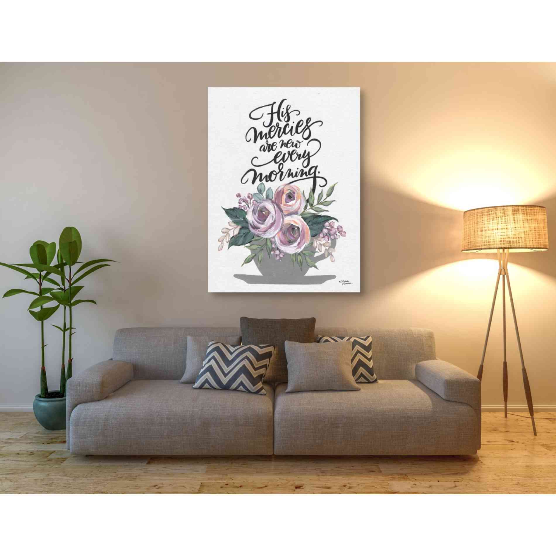 'His Mercies are New Every Morning' by Michele Norman, Canvas Wall Art,40 x 54