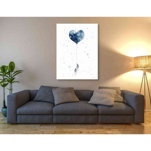 'Heart on Balloon' by Rachel Nieman, Canvas Wall Art,40 x 54