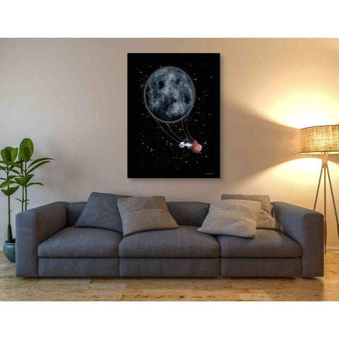 Image of 'Moon Hot Air Balloon' by Rachel Nieman, Canvas Wall Art,40 x 54