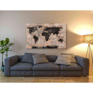 'Old World Map' by Britt Hallowell, Canvas Wall Art,54 x 40