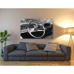 'Chevy Steering Wheel' by Lori Deiter, Canvas Wall Art,54 x 40