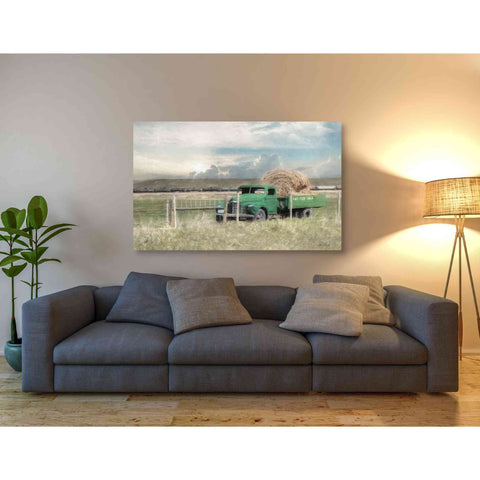 Image of 'Hay for Sale' by Lori Deiter, Canvas Wall Art,54 x 40