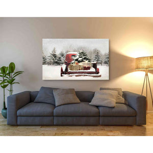'Snowy Presents' by Lori Deiter, Canvas Wall Art,54 x 40