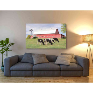 'Henderson Cows' by Lori Deiter, Canvas Wall Art,54 x 40