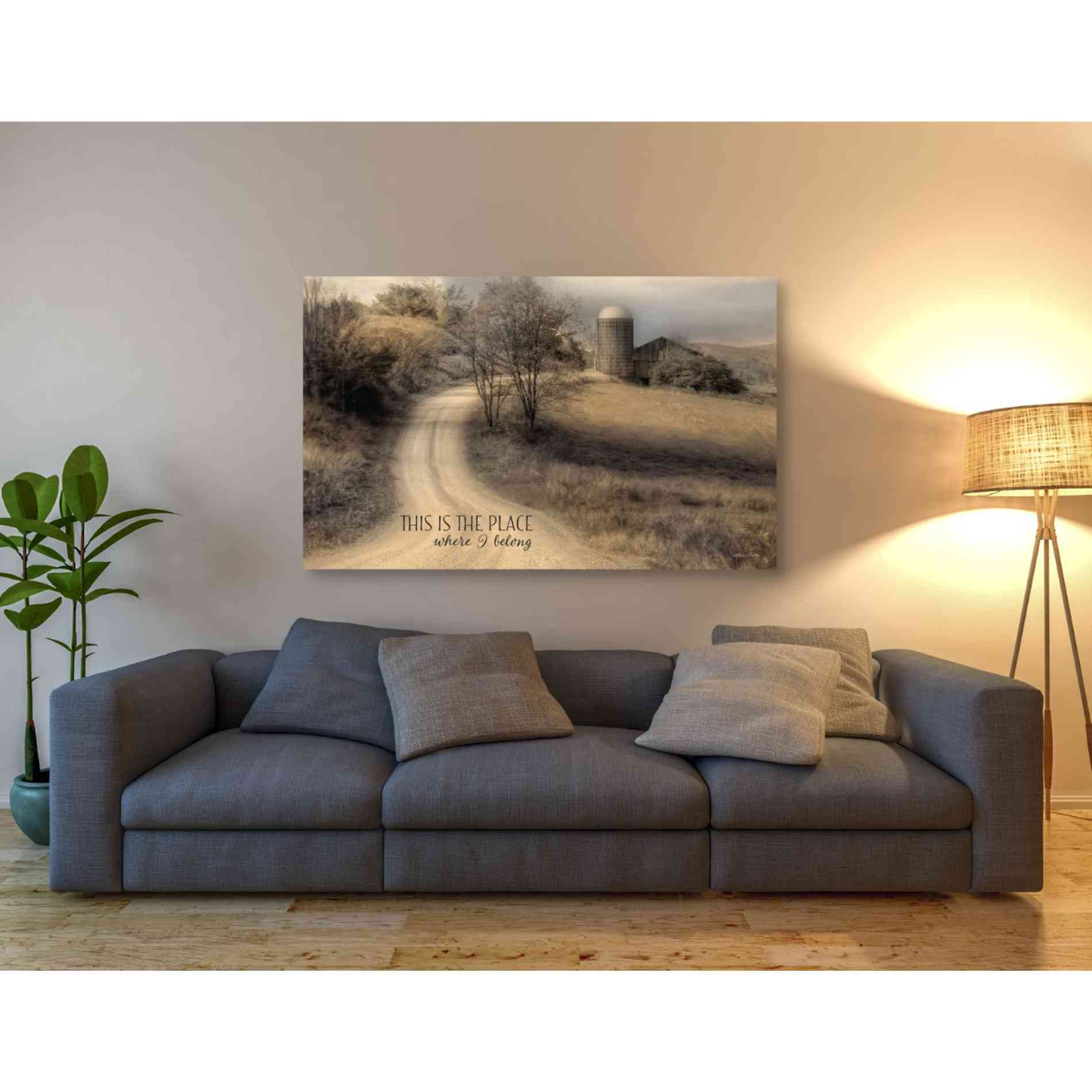 'Place Where I Belong' by Lori Deiter, Canvas Wall Art,54 x 40
