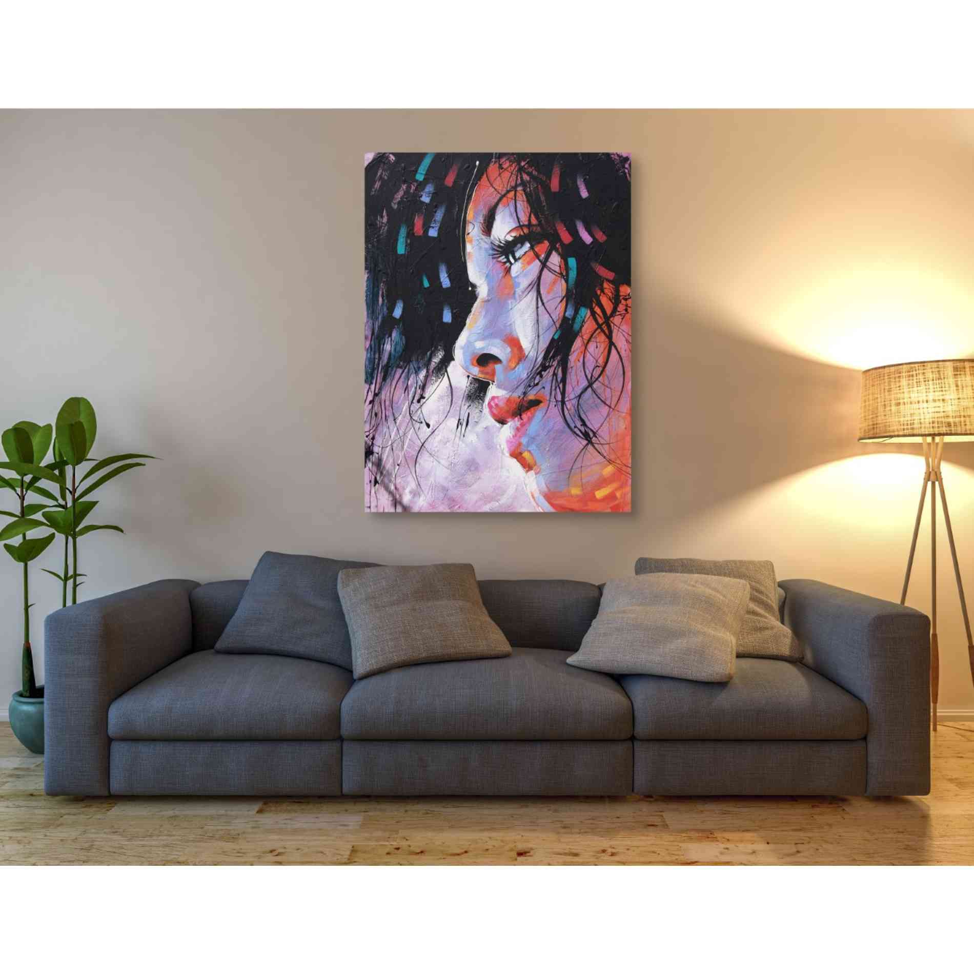 'Nidia' by Colin John Staples, Giclee Canvas Wall Art
