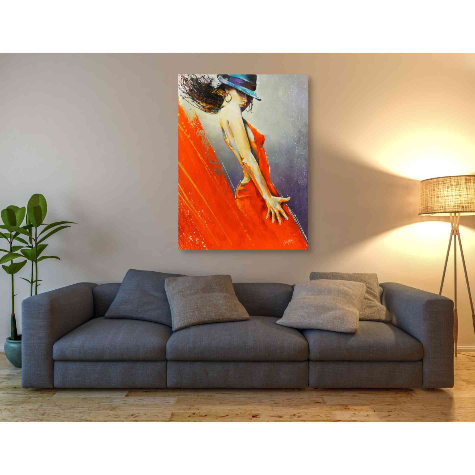 'Rubi' by Colin John Staples, Giclee Canvas Wall Art