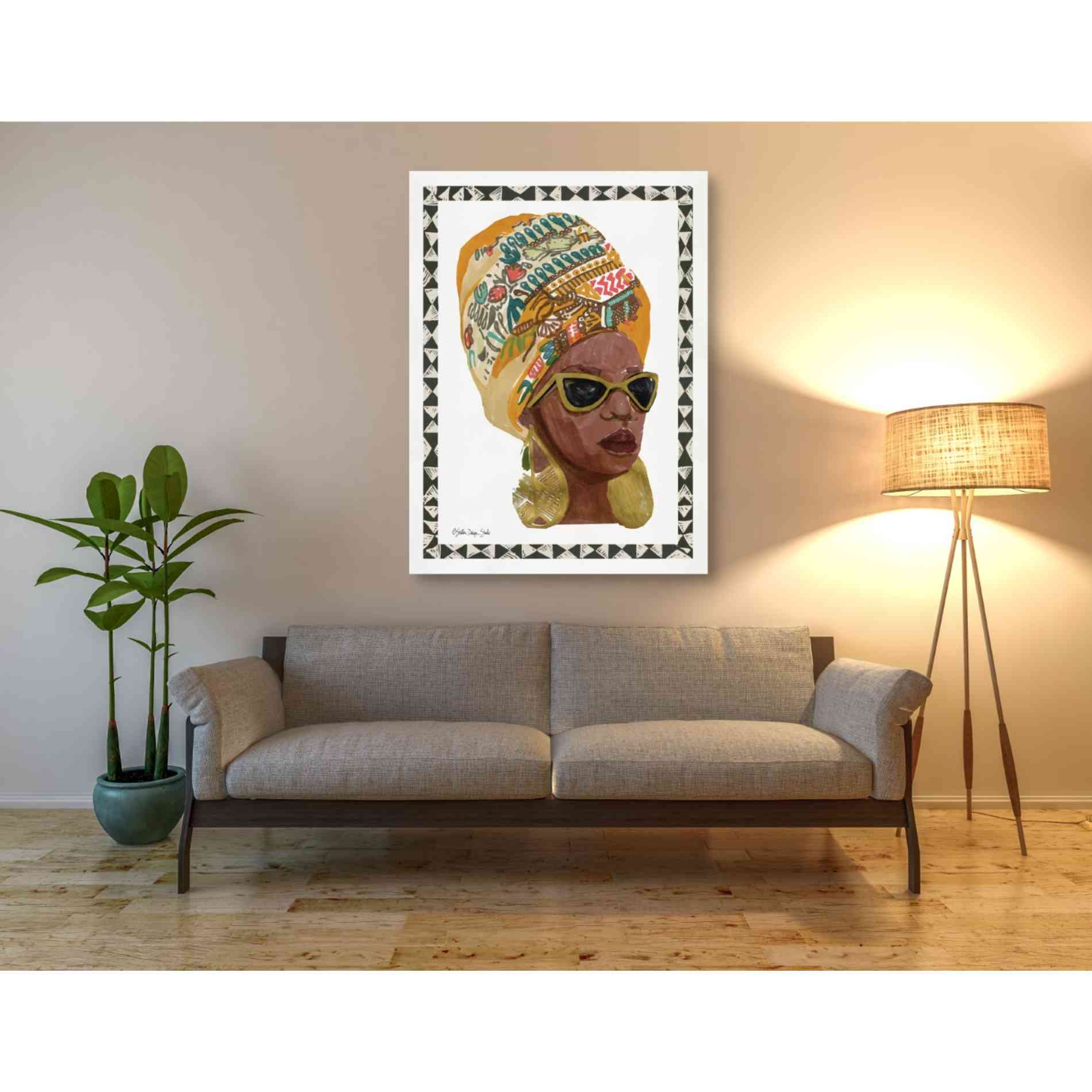 'Side Portrait 1' by Stellar Design Studio, Canvas Wall Art,40 x 54