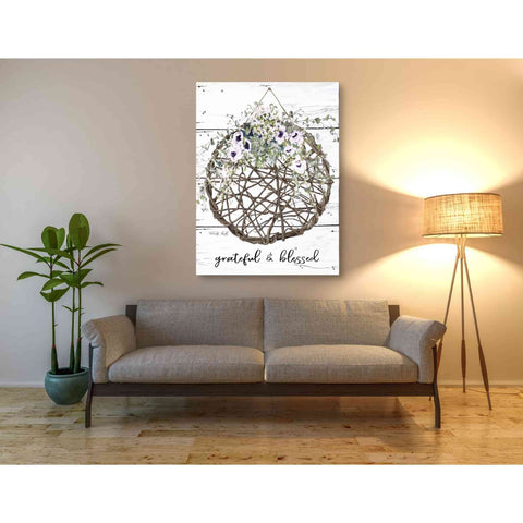 Image of 'Grateful & Blessed' by Cindy Jacobs, Canvas Wall Art,40 x 54