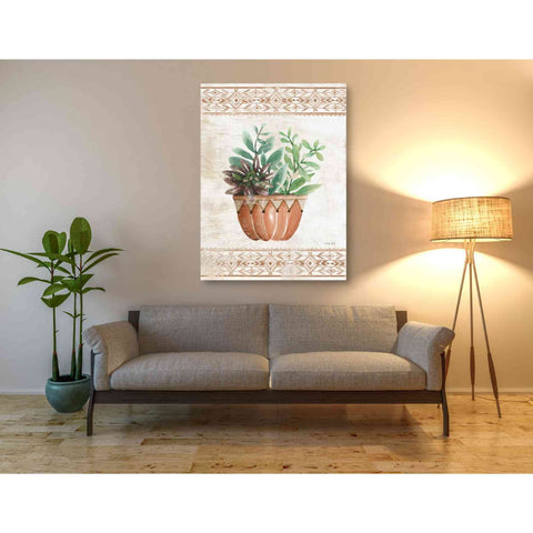 Image of 'Southwest Terracotta Succulents I' by Cindy Jacobs, Canvas Wall Art,40 x 54