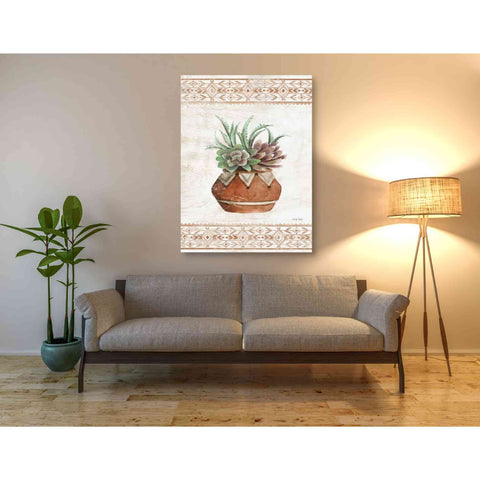 Image of 'Southwest Terracotta Succulents II' by Cindy Jacobs, Canvas Wall Art,40 x 54