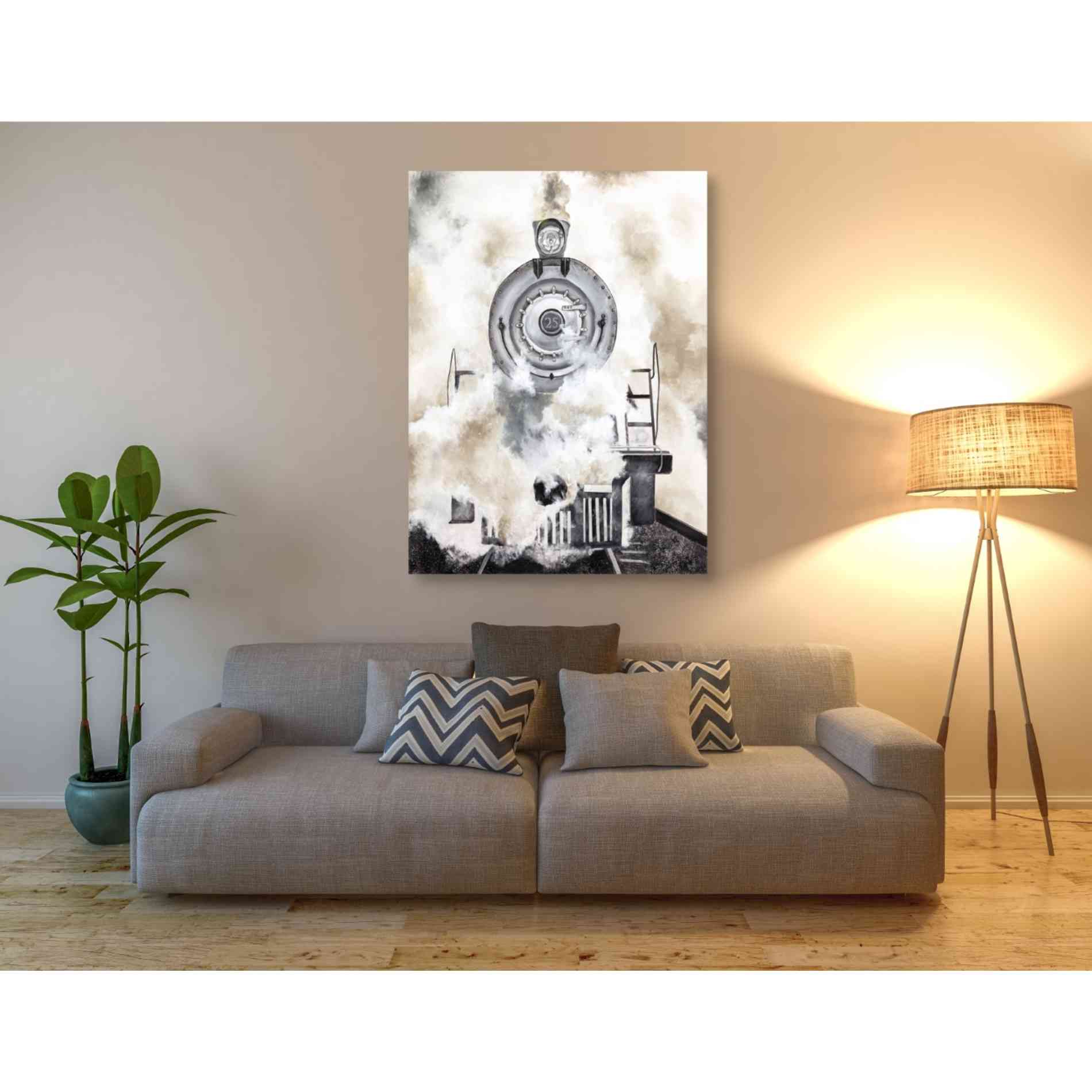 'Chugga Chugga' by Diane Fifer, Giclee Canvas Wall Art