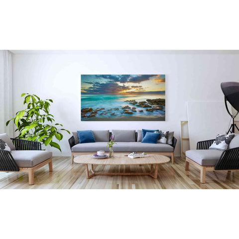 Image of 'Ocean Sunrise' by Patrick Zephyr, Canvas Wall Art,60 x 40