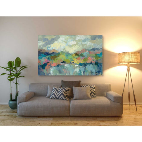 Image of "Abstract Lakeside" by Silvia Vassileva, Canvas Wall Art,60 x 40