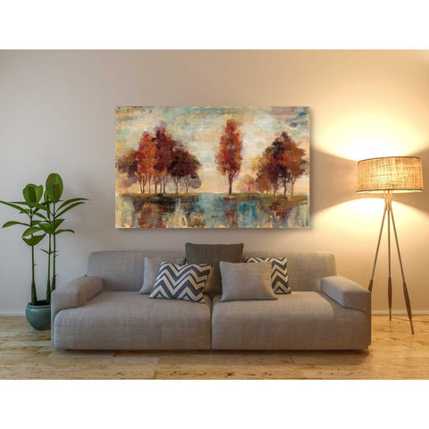 Image of "Field and Forest" by Silvia Vassileva, Canvas Wall Art,60 x 40