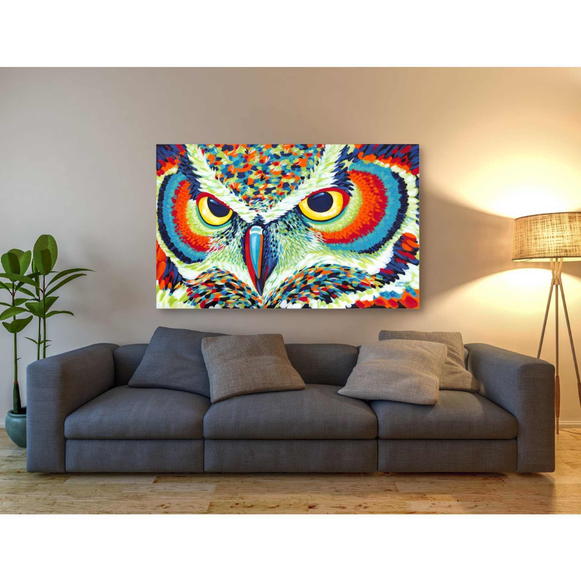 'Bright Eyes' by Carolee Vitaletti, Giclee Canvas Wall Art