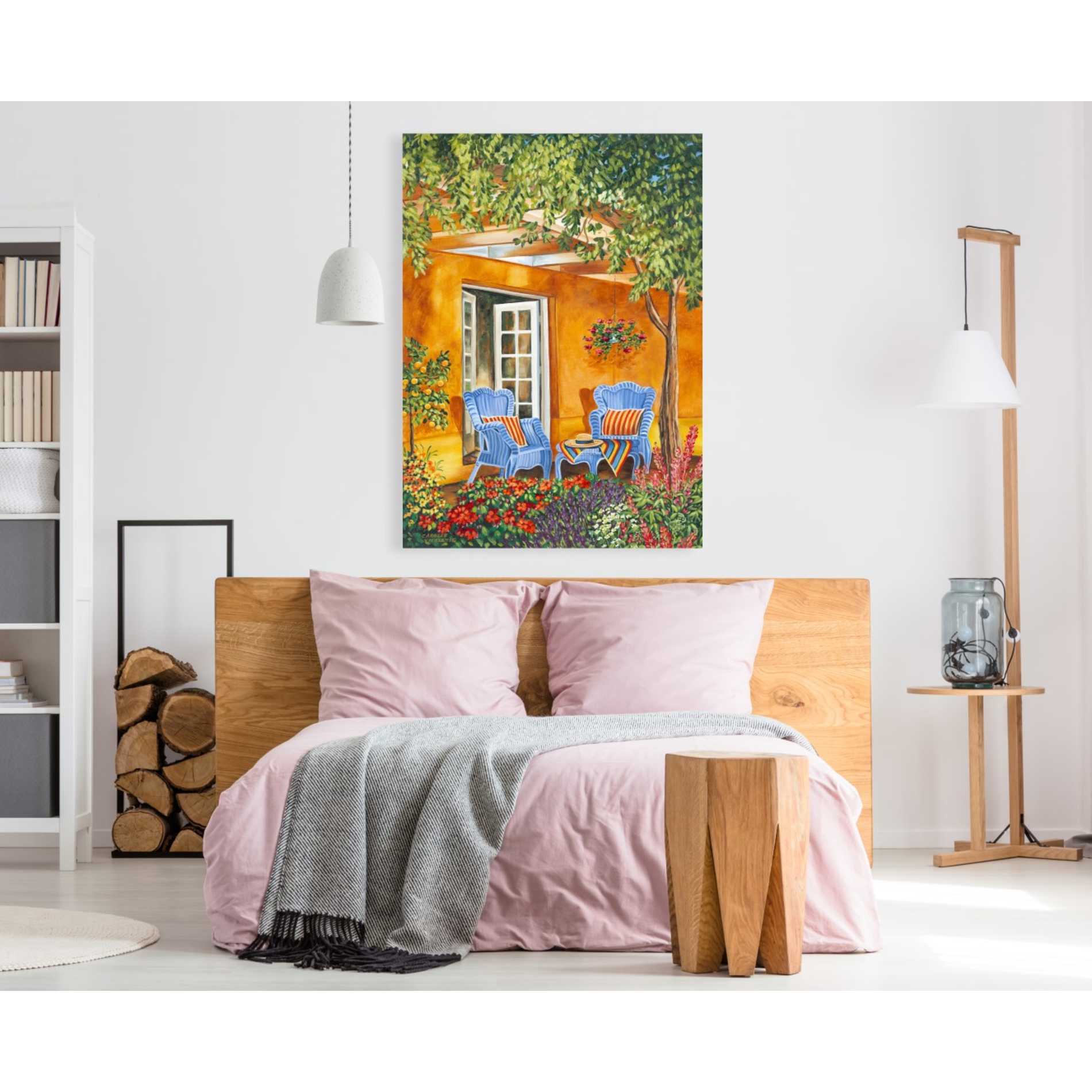 'Tuscan Veranda II' by Carolee Vitaletti, Giclee Canvas Wall Art