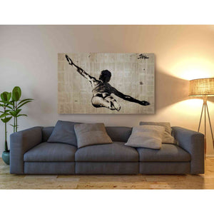 'Flying Free Man' by Loui Jover, Canvas Wall Art,60 x 40