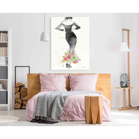 Image of 'Floral Fashion I' by Anne Tavoletti, Canvas Wall Art,40 x 60