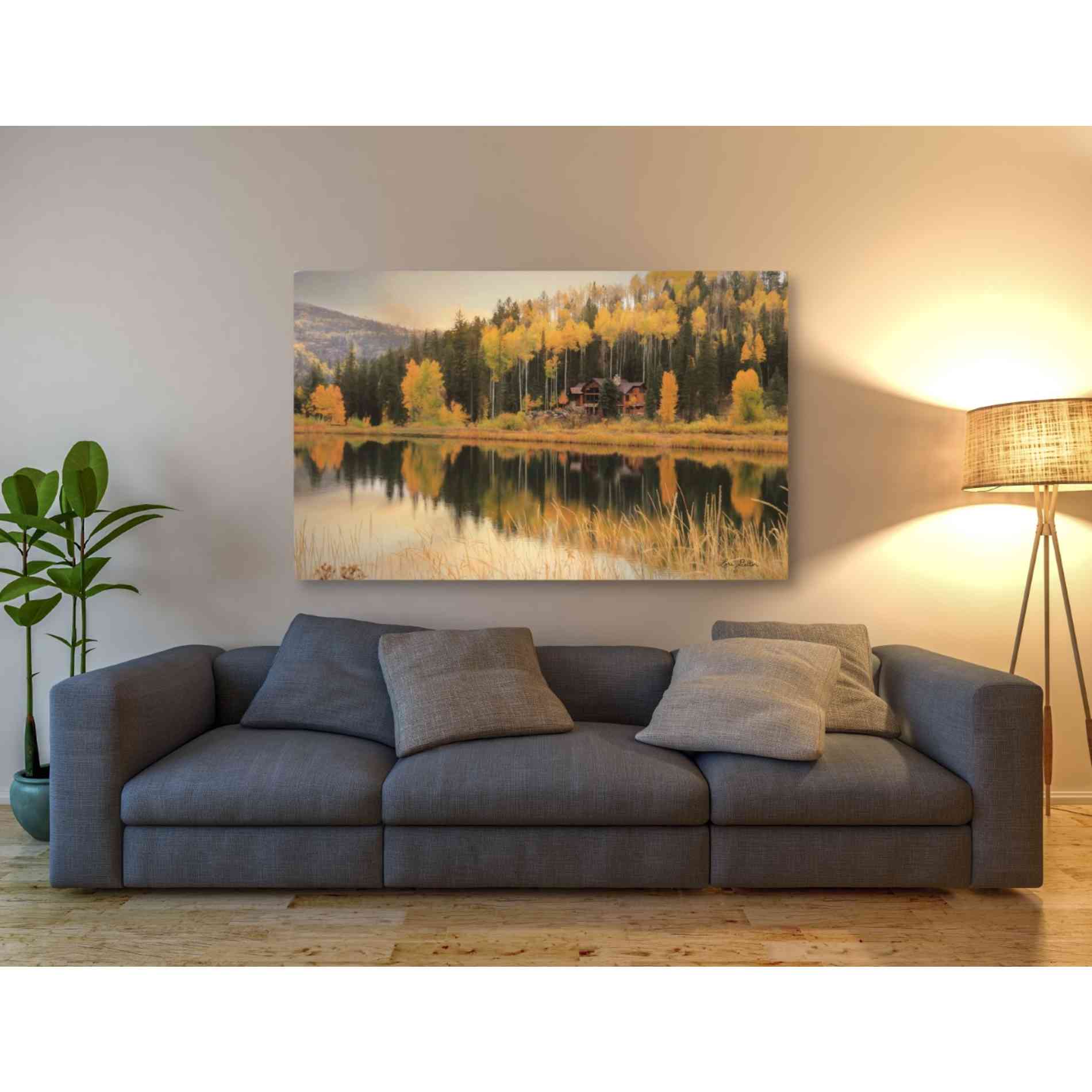 'Durango Reflections' by Lori Deiter, Canvas Wall Art,60 x 40