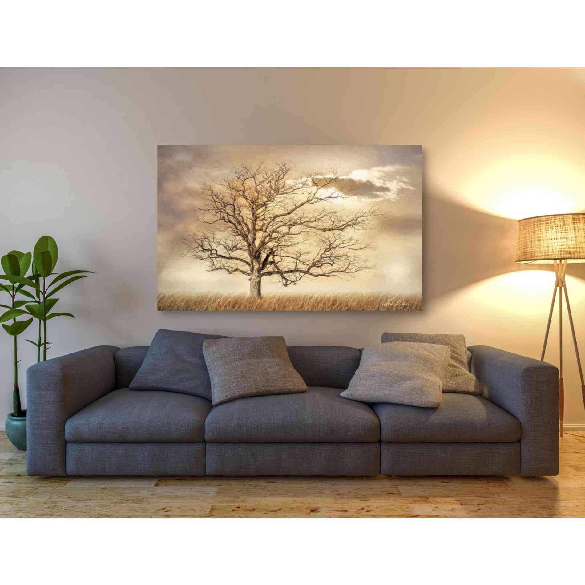 'Golden Tree' by Lori Deiter, Canvas Wall Art,60 x 40