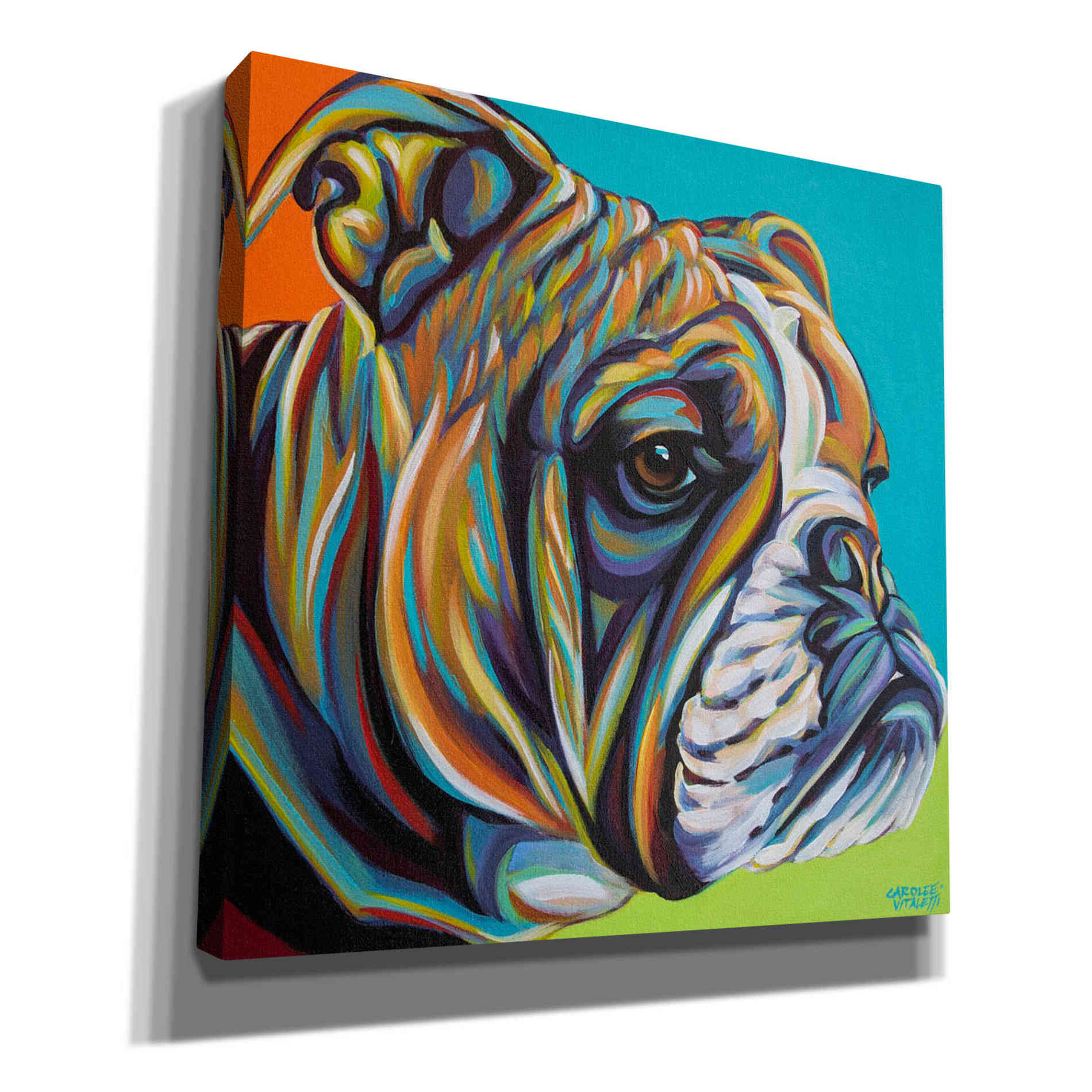 'Dog Friend I' by Carolee Vitaletti, Giclee Canvas Wall Art