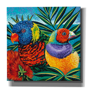 'Birds in Paradise II' by Carolee Vitaletti, Giclee Canvas Wall Art