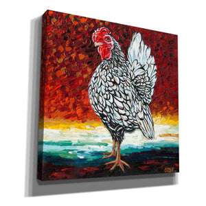 'Fancy Chicken II' by Carolee Vitaletti, Giclee Canvas Wall Art