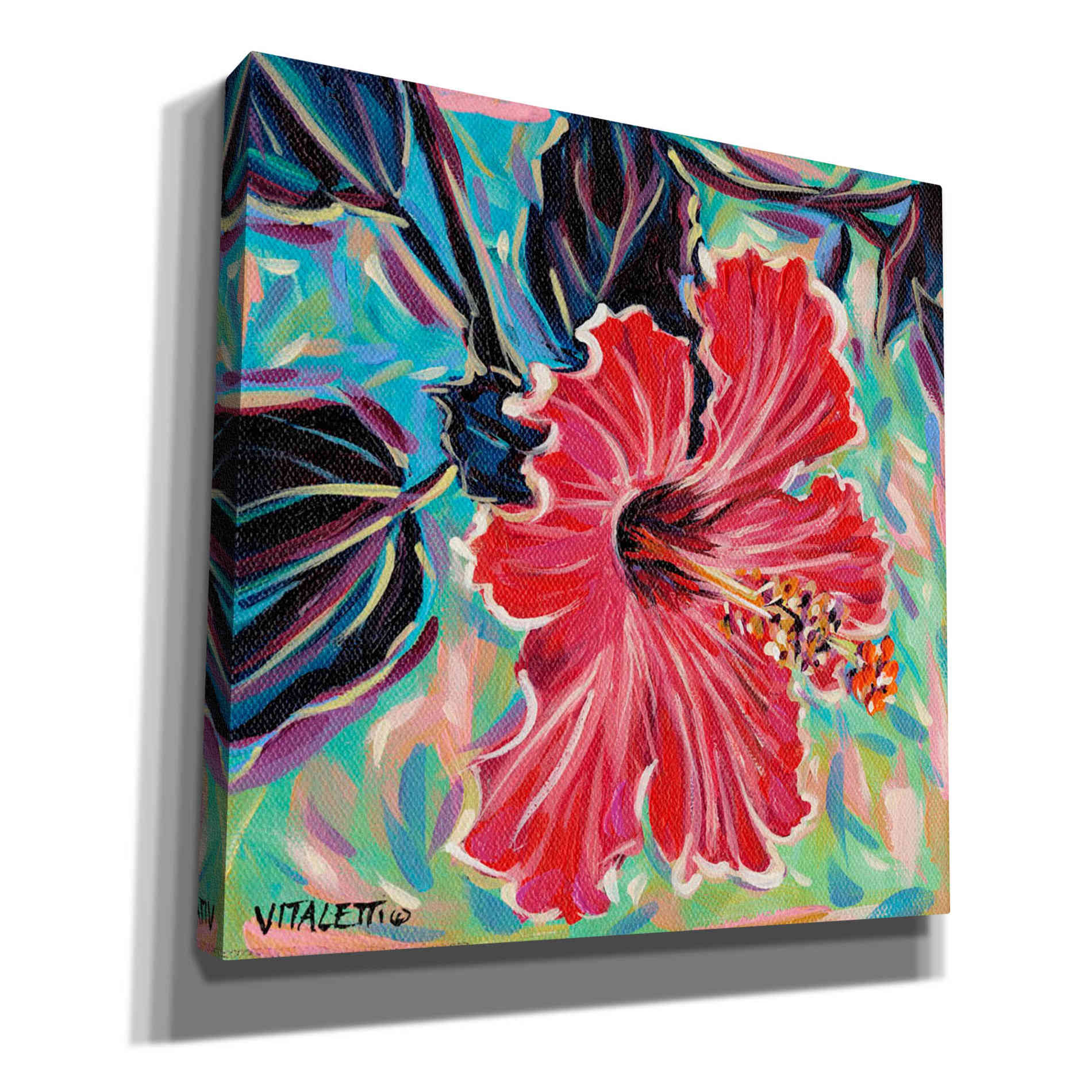 'Hawaiian Beauty I' by Carolee Vitaletti, Giclee Canvas Wall Art