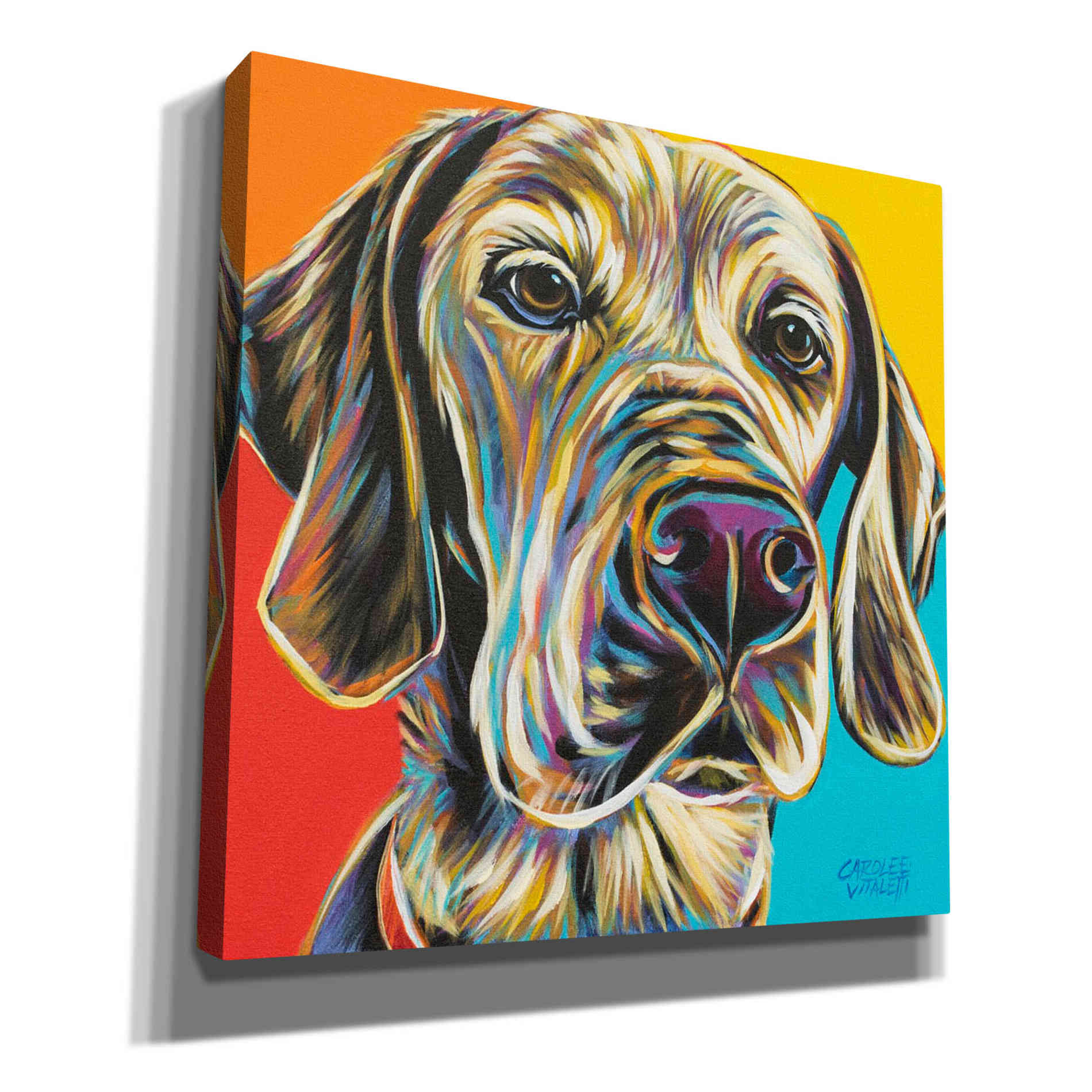 'Canine Buddy II' by Carolee Vitaletti, Giclee Canvas Wall Art