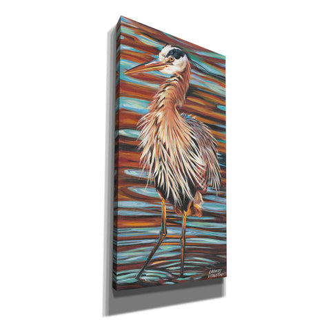 Image of 'Watchful Heron II' by Carolee Vitaletti, Giclee Canvas Wall Art