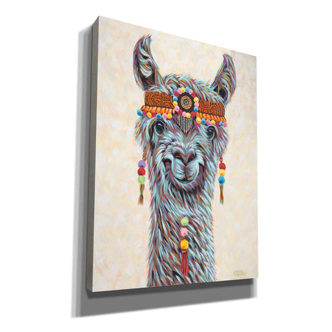 Image of 'Hippie Llama I' by Carolee Vitaletti, Giclee Canvas Wall Art