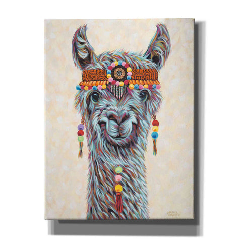 Image of 'Hippie Llama I' by Carolee Vitaletti, Giclee Canvas Wall Art