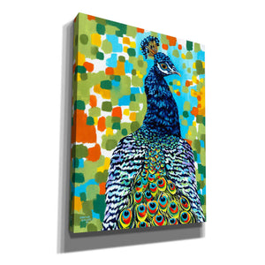 'Plumed Peacock II' by Carolee Vitaletti, Giclee Canvas Wall Art