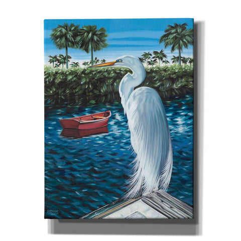 Image of 'Peaceful Heron II' by Carolee Vitaletti, Giclee Canvas Wall Art