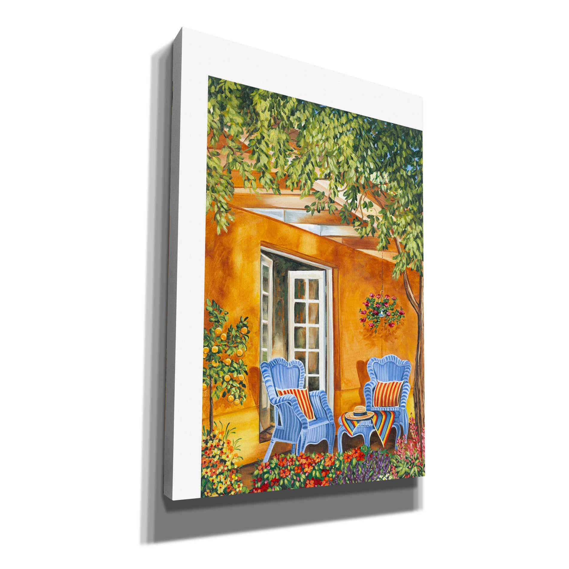 'Tuscan Veranda II' by Carolee Vitaletti, Giclee Canvas Wall Art