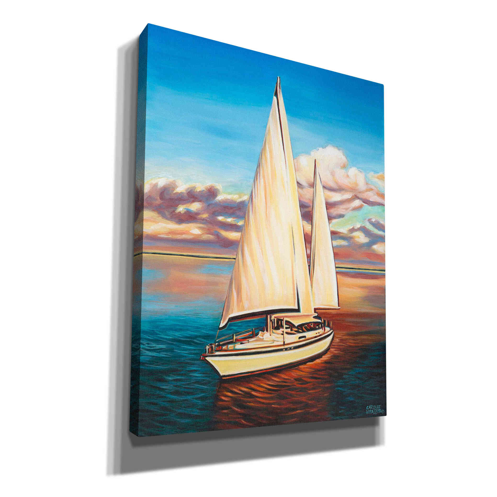 'Sunset Cruise I' by Carolee Vitaletti, Giclee Canvas Wall Art