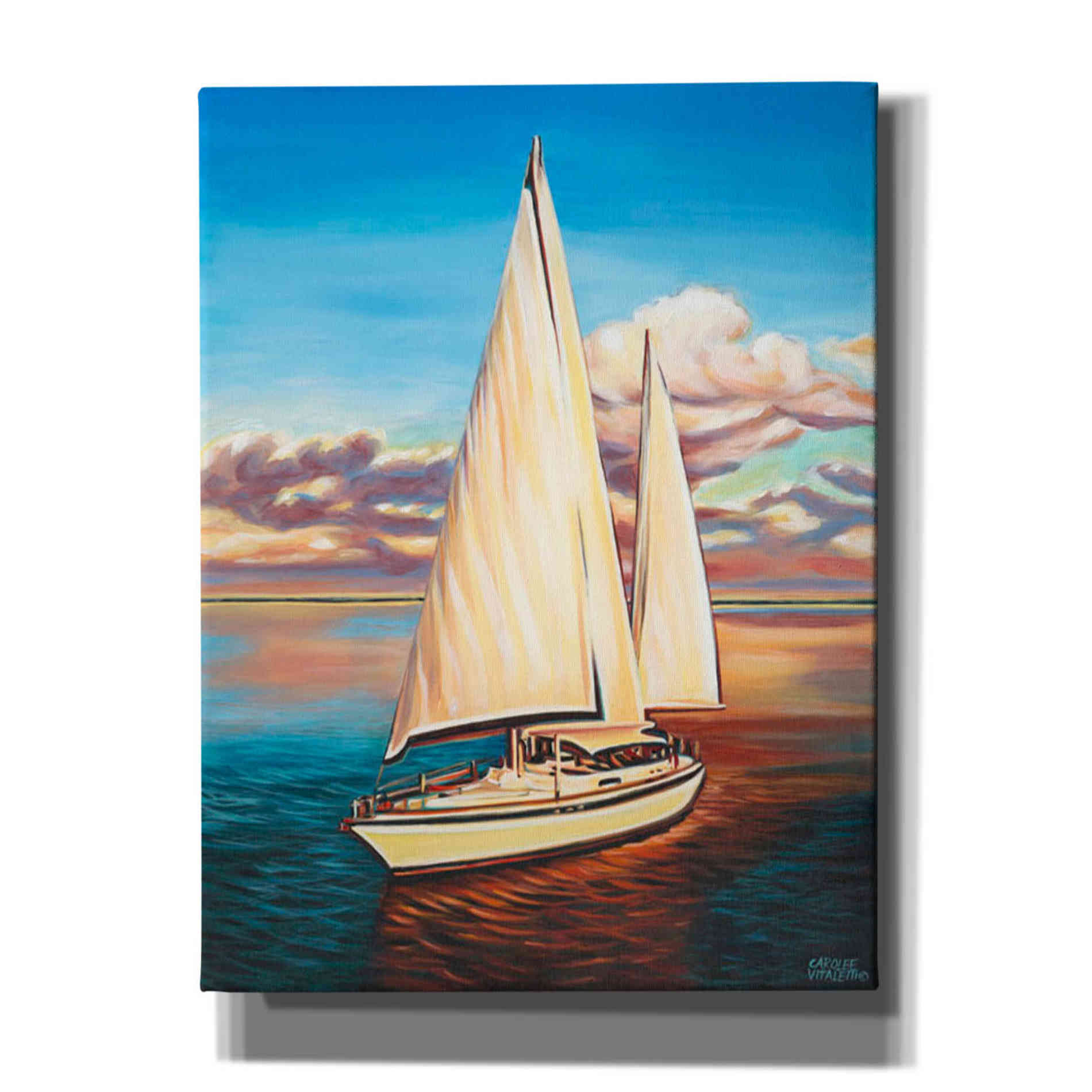 'Sunset Cruise I' by Carolee Vitaletti, Giclee Canvas Wall Art