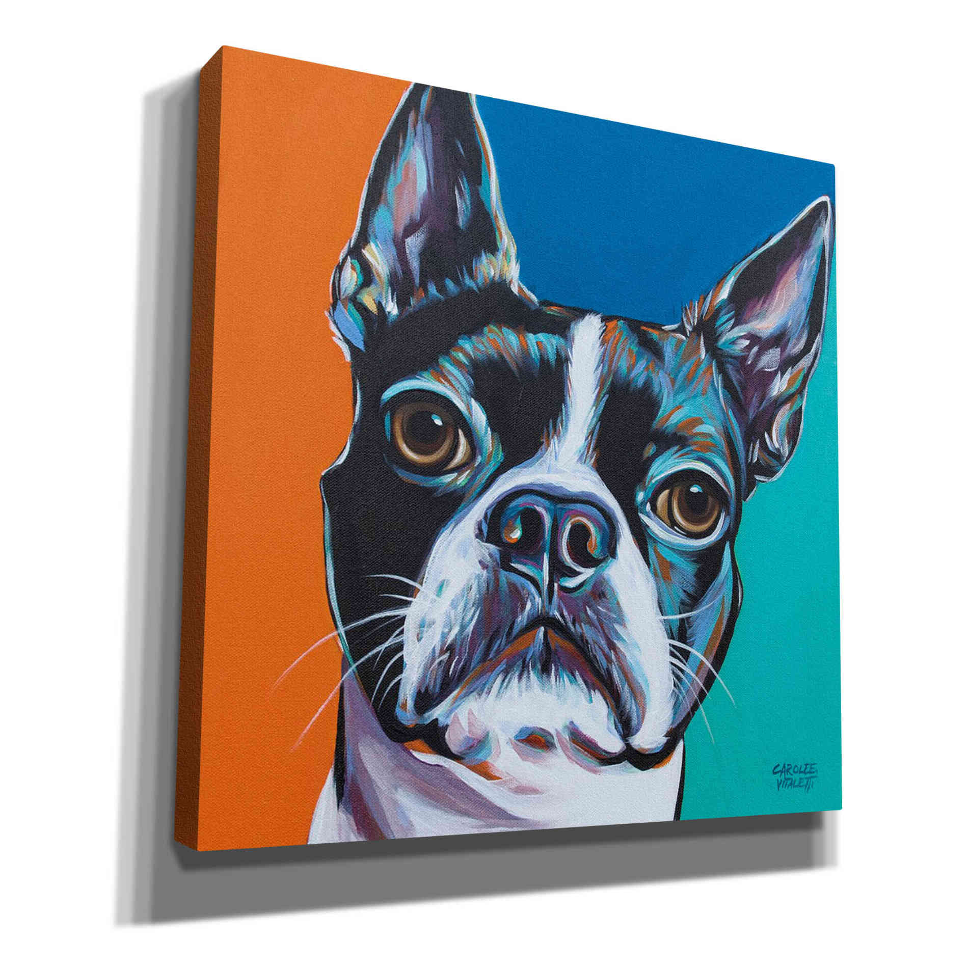 'Dog Friend III' by Carolee Vitaletti, Giclee Canvas Wall Art