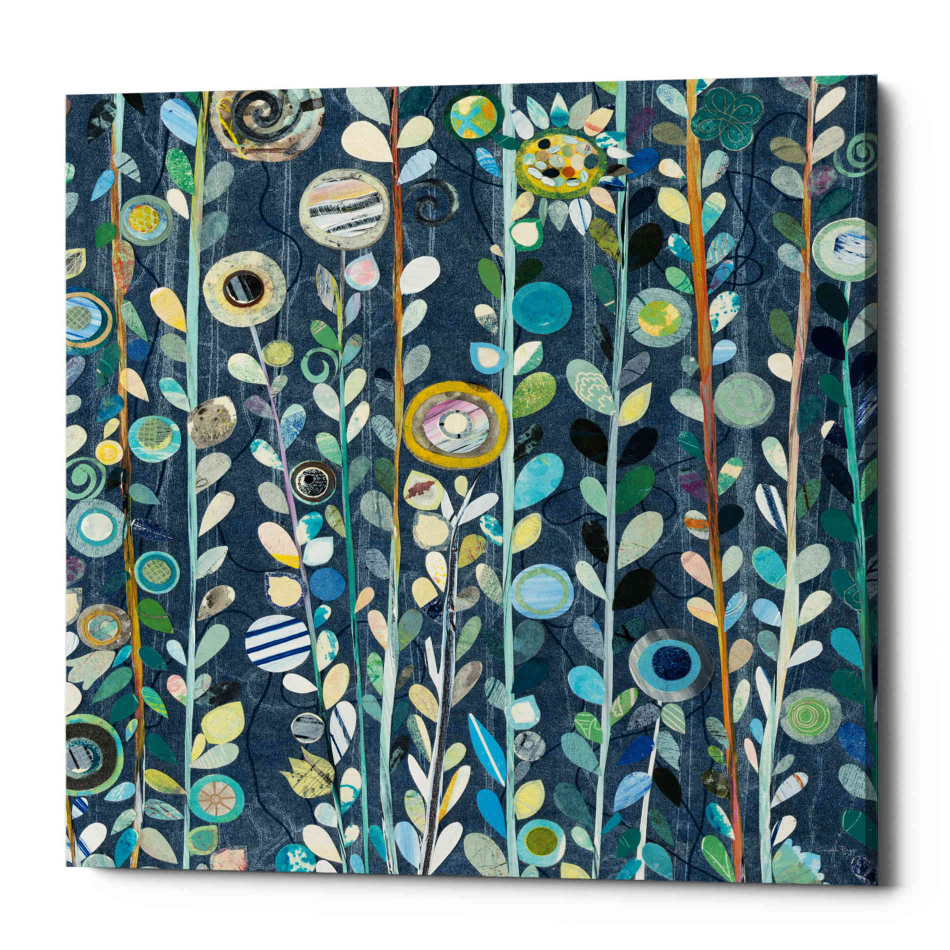 'Navy Blue Sky Crop' by Candra Boggs, Canvas Wall Art