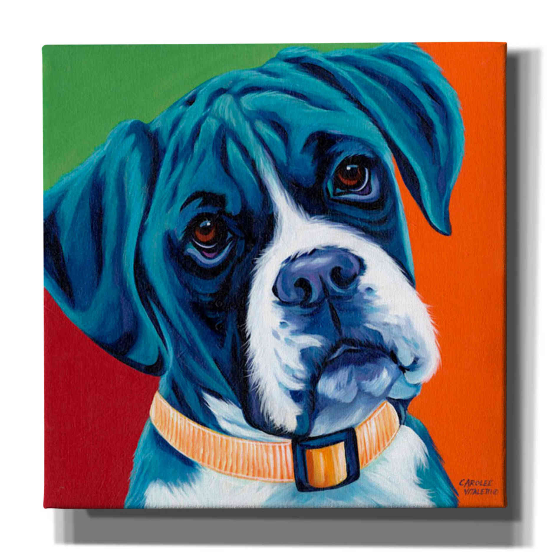 'Cute Pups I' by Carolee Vitaletti Giclee Canvas Wall Art