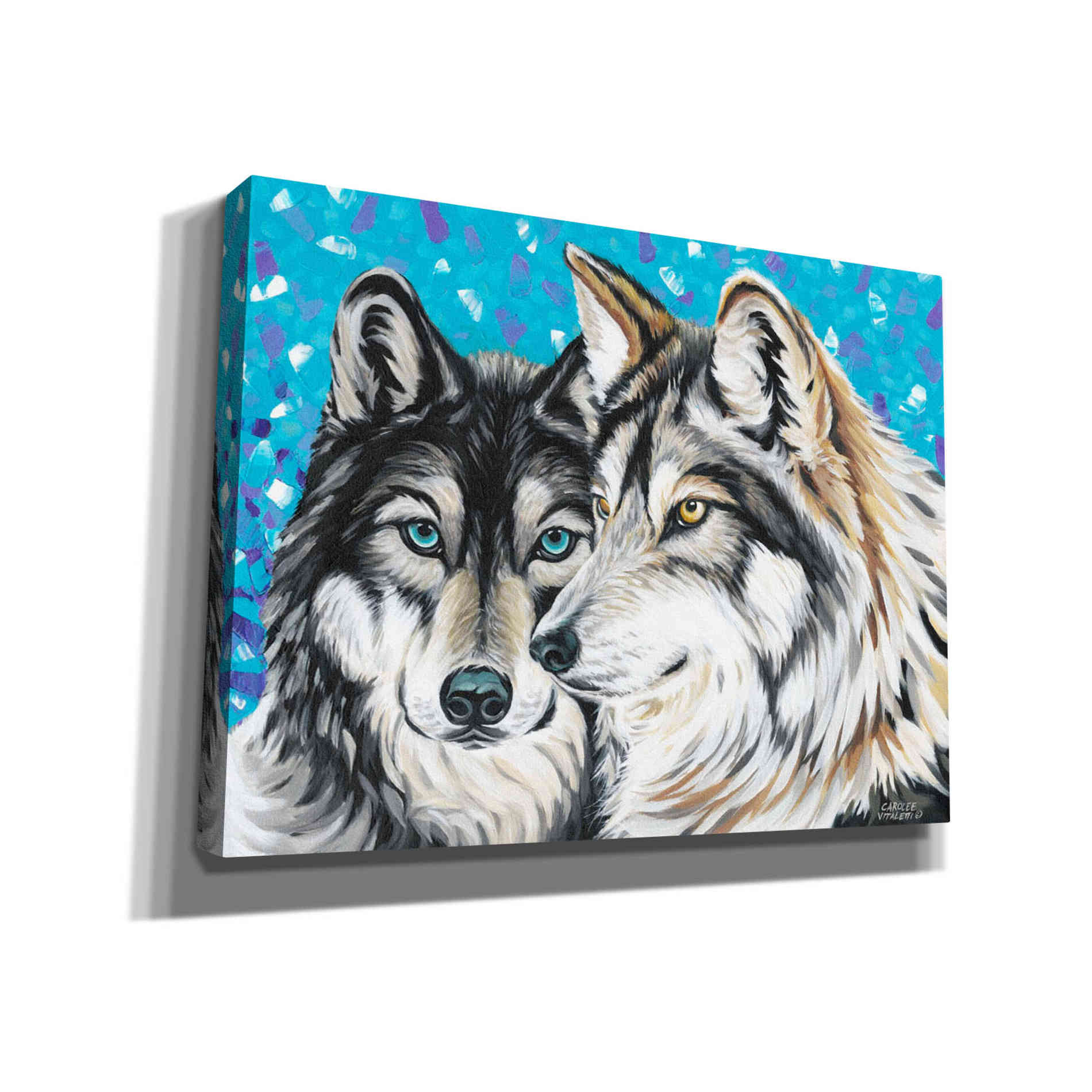 'Grey Wolf I' by Carolee Vitaletti Giclee Canvas Wall Art