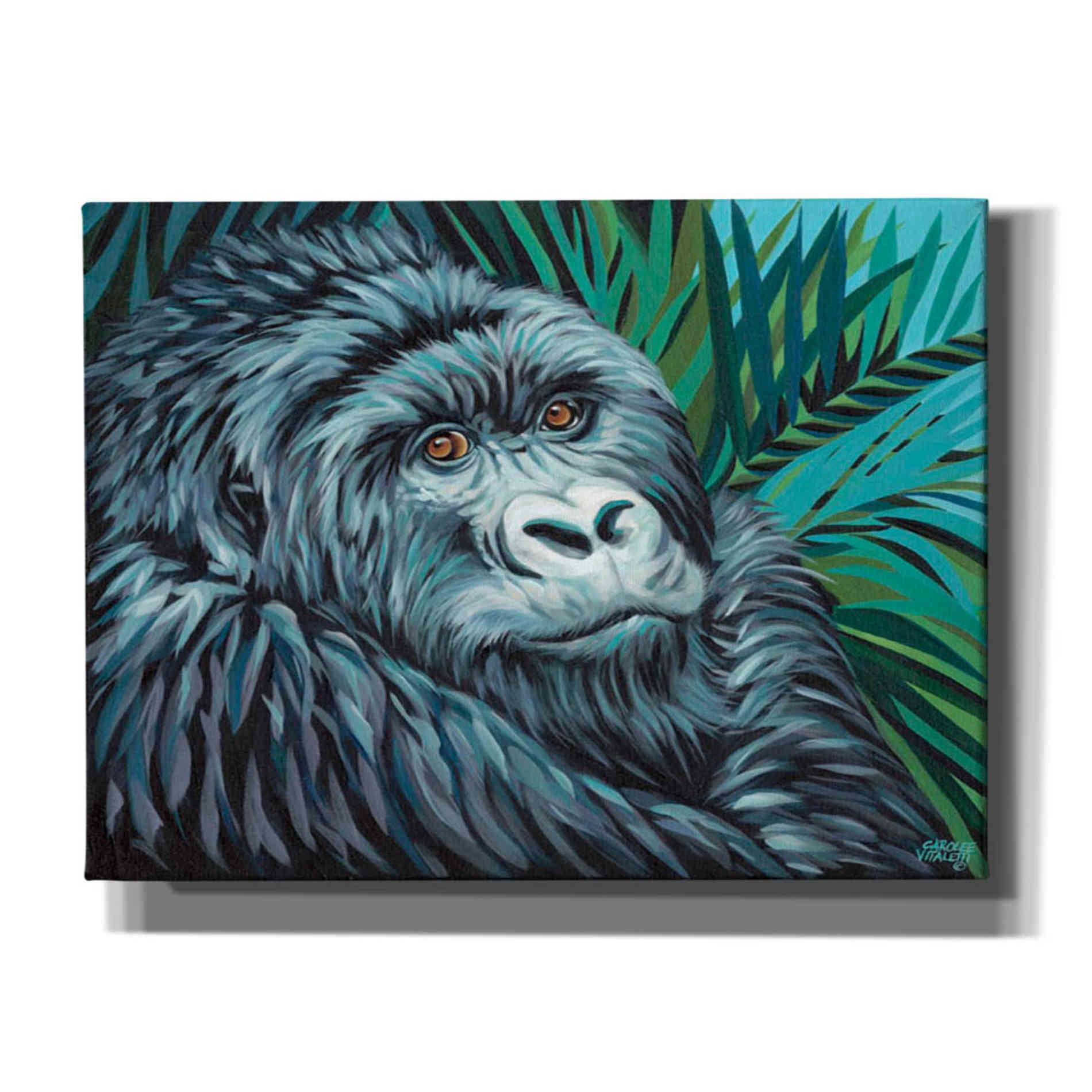 'Jungle Monkey II' by Carolee Vitaletti Giclee Canvas Wall Art