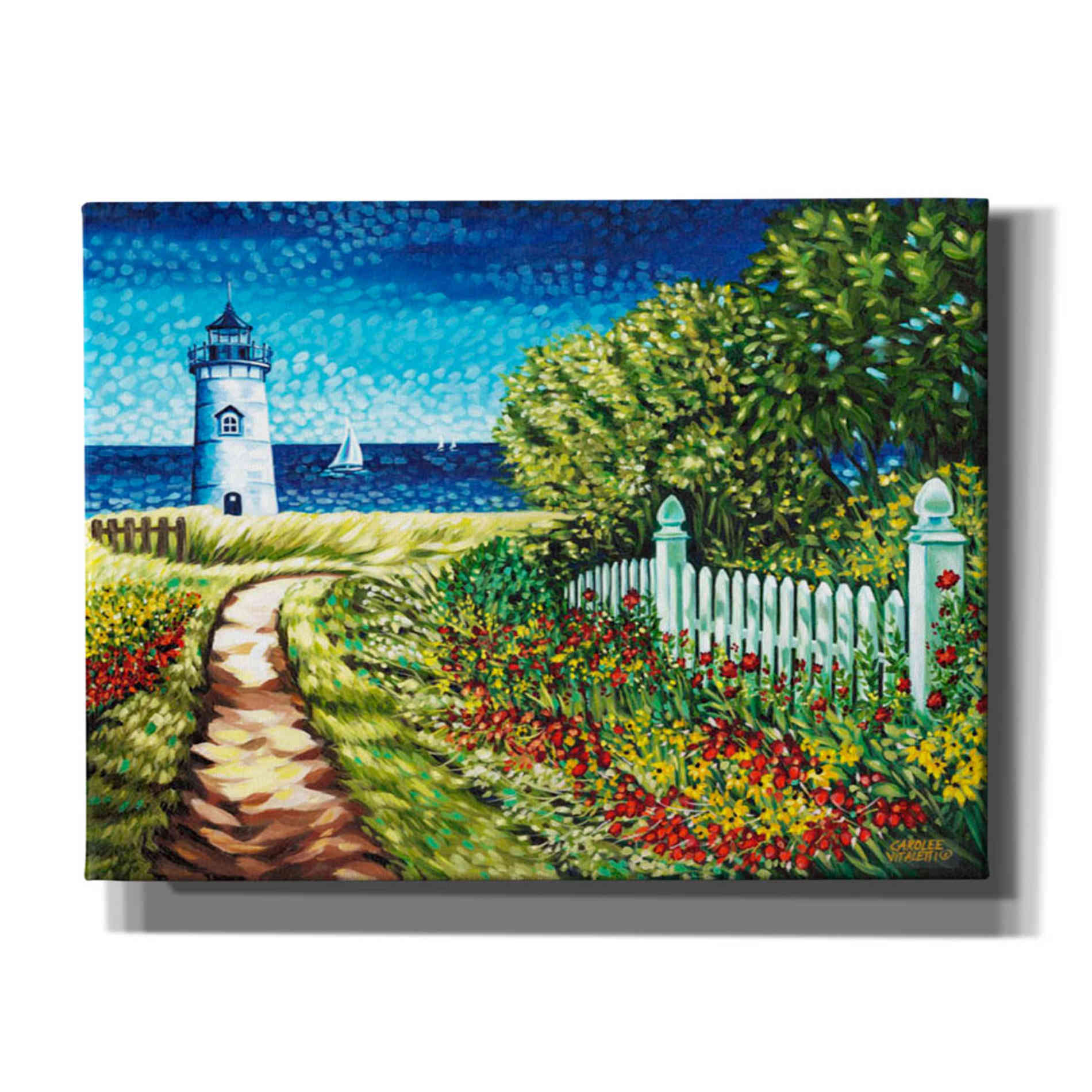 'Lighthouse Retreat II' by Carolee Vitaletti Giclee Canvas Wall Art