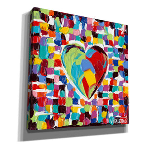 'Mosaic Heart I' by Carolee Vitaletti Giclee Canvas Wall Art