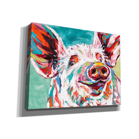 Image of 'Piggy I' by Carolee Vitaletti Canvas Wall Art,Size C Landscape