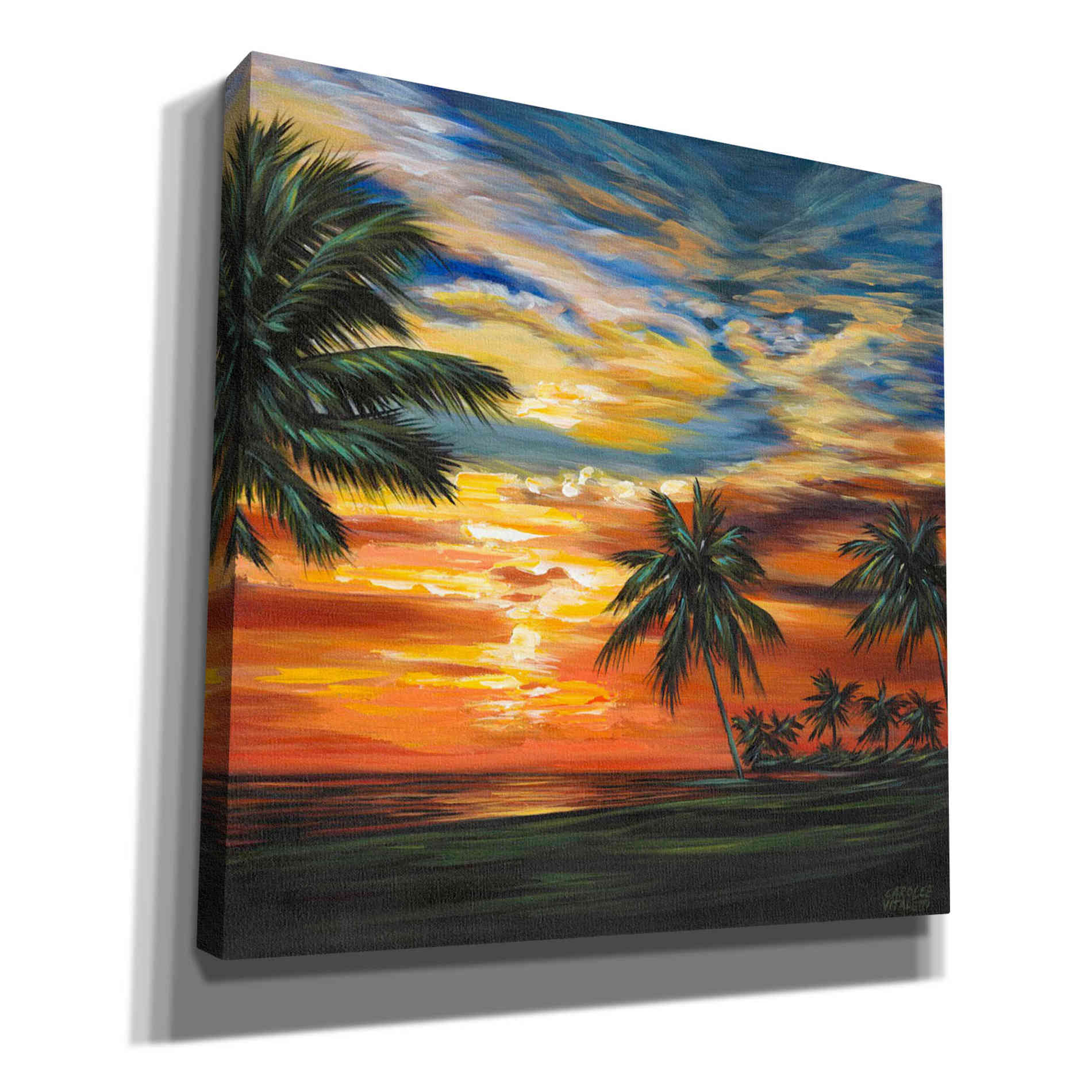 'Stunning Tropical Sunset II' by Carolee Vitaletti Giclee Canvas Wall Art