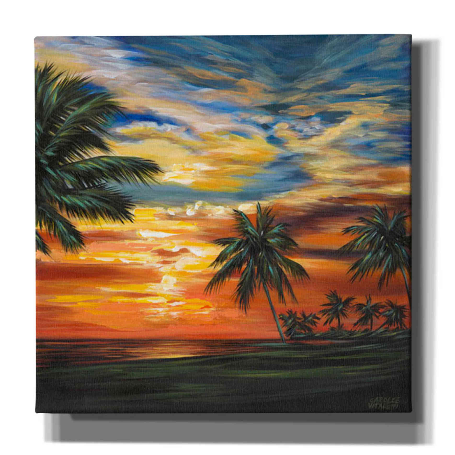 'Stunning Tropical Sunset II' by Carolee Vitaletti Giclee Canvas Wall Art